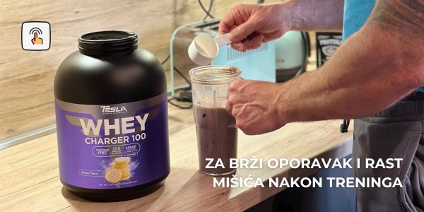 Za brži oporavak i rast mišića nakon treninga - Whey Charger 100